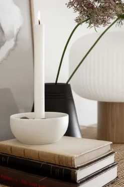 Scandi Living Valley candle sticks Ø12 cm, White Outlet