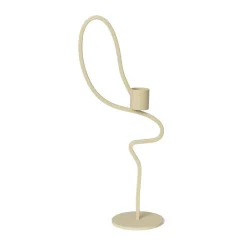 Ferm Living Valse candlestick high, Cashmere Beige Hot