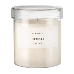 Blomus Vaola scented candle Neroli, L, 45 H White Best