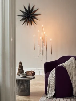 Broste Copenhagen Venok Christmas star ornament Ø70 cm, fungi Brown Outlet