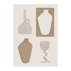 Paper Collective Vessel 01 poster, 50x70 cm Beige Outlet