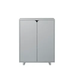 1898 Vidja cabinet, lack. low. coated doors Grey Outlet