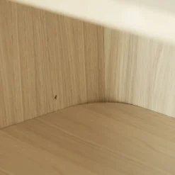 1898 Vidja hight display cabinet, White pigmented oak Beige Outlet