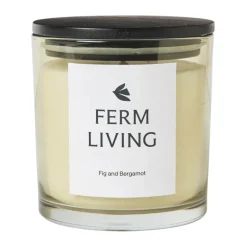 Ferm Living Vitto scented candle 45 h, Light Celedon White New