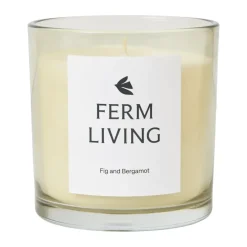 Ferm Living Vitto scented candle 45 h, Light Celedon White New