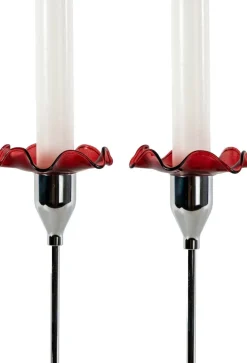 Sagaform Viva candle cuff 2-pack, Burgundy Red Sale