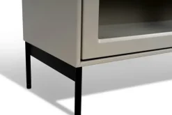 Mavis Volt display cabinet 130 cm , Details in black Beige Outlet