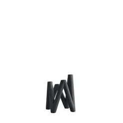 101 Copenhagen W candlestick 24 cm, Black Hot