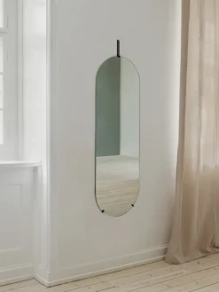 MOEBE Wall mirror 40.4x146.9 cm, Black