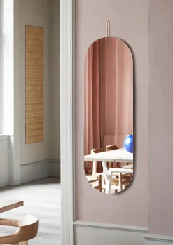 MOEBE Wall mirror 40.4x146.9 cm, Brass Gold-coloured Hot