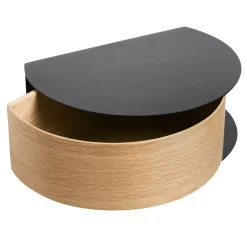 Woud Wallie shelf, . oak Black Discount