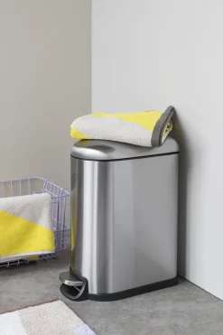 Mette Ditmer Walther pedal bin 10 liter, Steel Silver-coloured Outlet