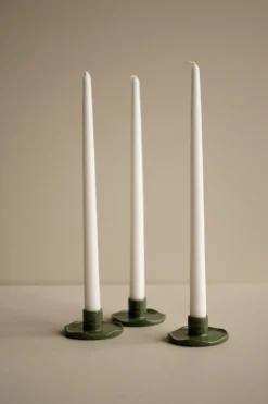 DBKD Wave candle sticks, Shiny Green Clearance