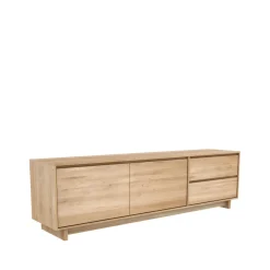Ethnicraft Wave media unit 60x210 cm, Hardwax oiled oak Beige Online