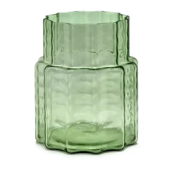Serax Waves 04 vase Ø18x21 cm, -clear Green Hot