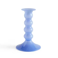 HAY Wavy candle holder medium 14 cm, Jade light Blue Discount
