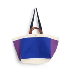 HAY Weekend Bag Organic bag M, Electric blue Multi Sale