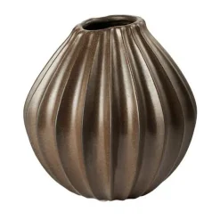 Broste Copenhagen Wide Vase M 25 cm, Brown Best