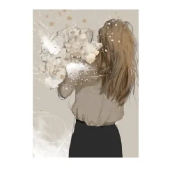 Anna Bülow Wild at heart poster, 50x70 cm Brown