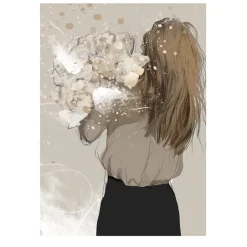 Anna Bülow Wild at heart poster, 70x100 cm Brown
