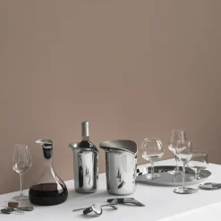 Georg Jensen Wine tray, Ø 39.4 cm GreySilver-coloured Online