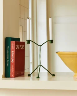 HAY Wire candle sticks, Green Clearance