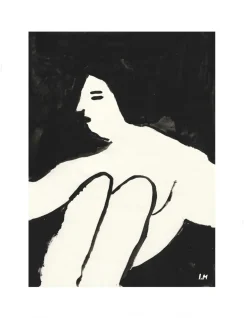 Fine Little Day Woman poster, 40x50 cm White Discount