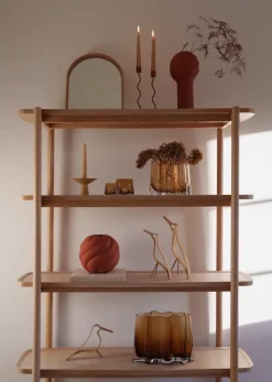 Cooee Design Woody bird high 32 cm, Oak Brown