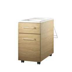 Works drawers on wheels, Oak Beige Hot