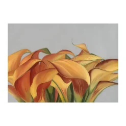 Paper Collective Yellow Flowers poster, 50x70 cm OrangeGrey Outlet