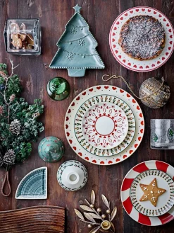 Bloomingville Yule decoration Christmas trees 2 pieces, -green Beige Hot