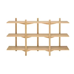 Hem Zig Zag shelf Low 175x100 cm, Oak Brown Best