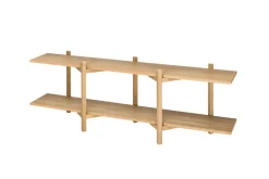 Hem Zig Zag shelf Media 194x57 cm, Oak Brown Outlet